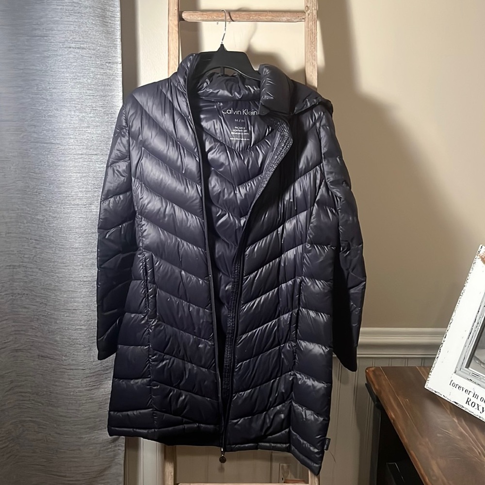 Calvin Klein Navy Blue Puffer Jacket